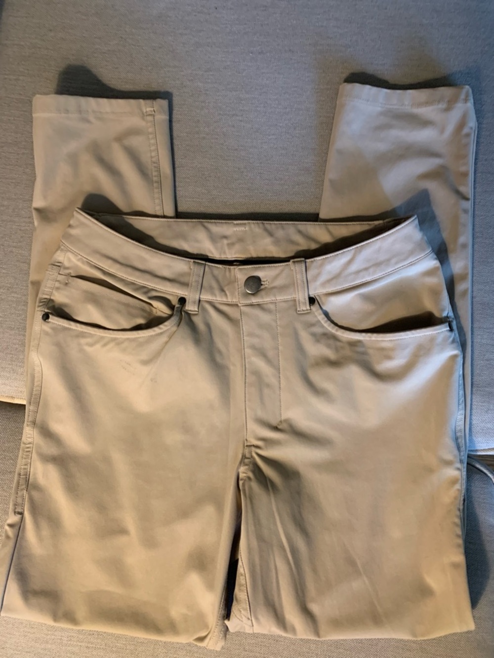 Men’s Lululemon Beige Ponte Skinny Pants